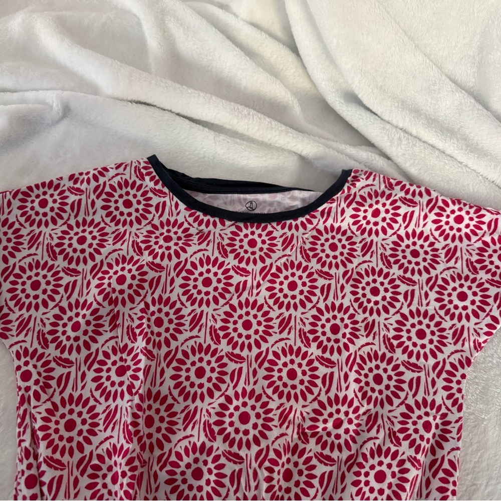 Lands’ End Pink Floral Swirl Girls Dress 14 - Picture 4 of 4